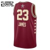 Maillot Enfant All-Star 2024 Western Conference LeBron James Rouge Swingman